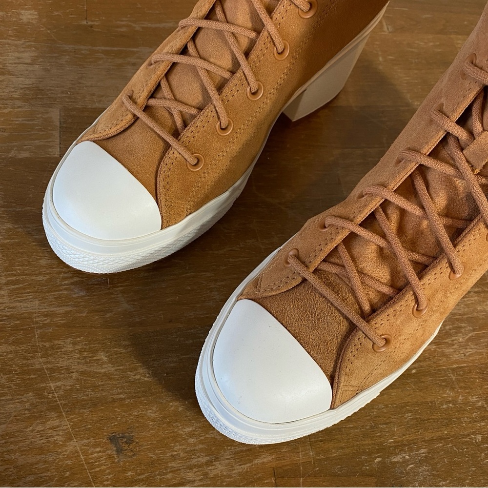 Converse Chuck 70 De Luxe Heel XX High Platform Suede Cowboy - Women’s Size 7.5 - Picture 6 of 16